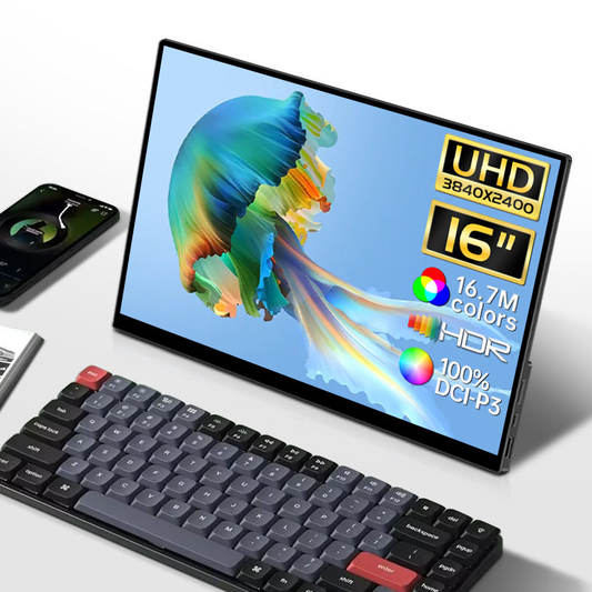 16" 2560x1600 144Hz 16:9 bærbar skjerm IPS