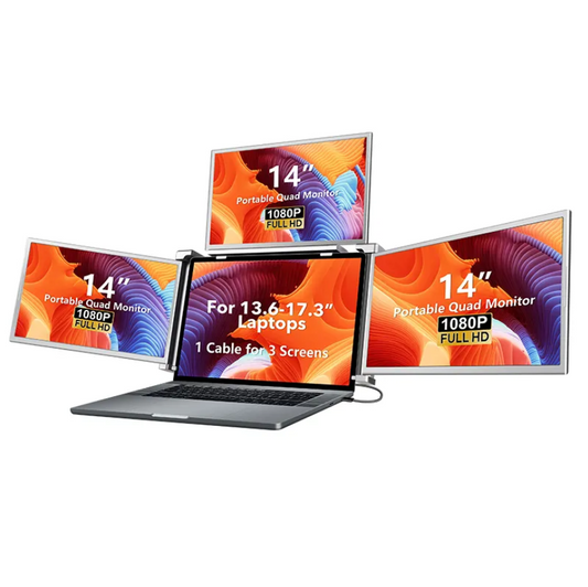 14" 3 x 1920x1080 16:9 Skjermfeste