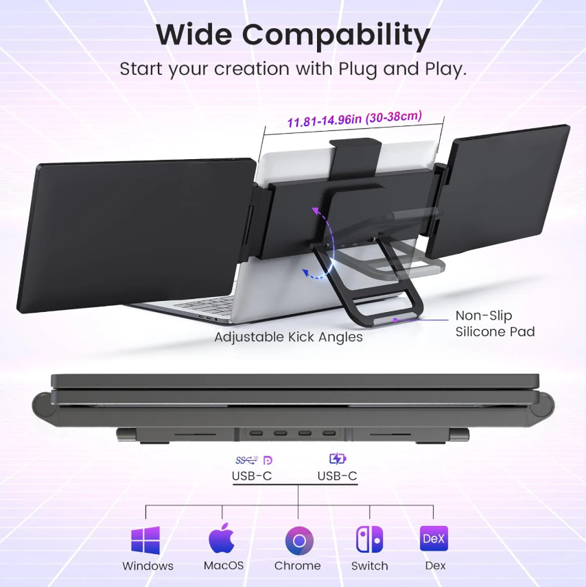 ProMonitor S2 14" 2 x 1920x1200 16:10 Skjermfeste