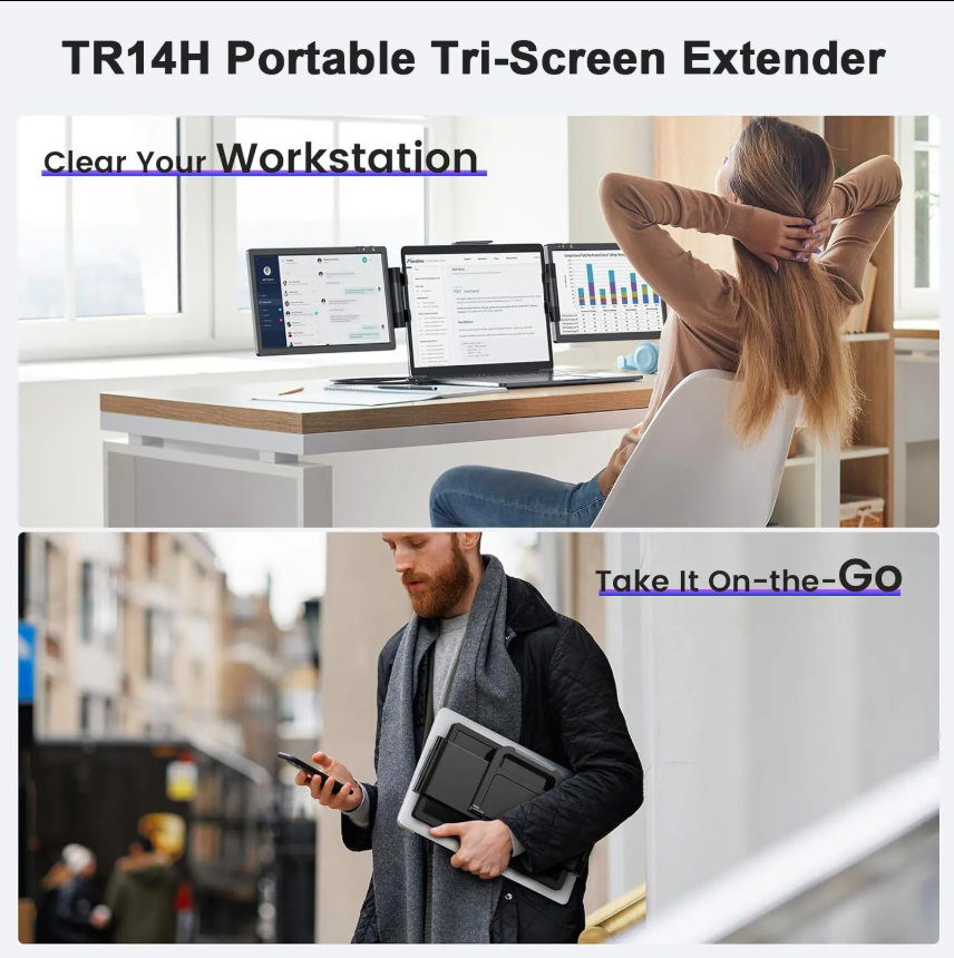 ProMonitor S2 14" 2 x 1920x1200 16:10 Skjermfeste